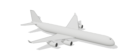 The heavy plane from Skyharbor, in gray.